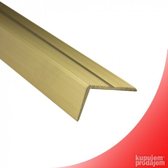 Aluminijumska lajsna za stepenište i laminat STA-40