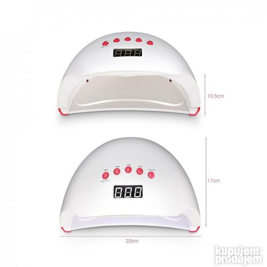 48W Automatska UV LED Lampa za nokte sa lupom