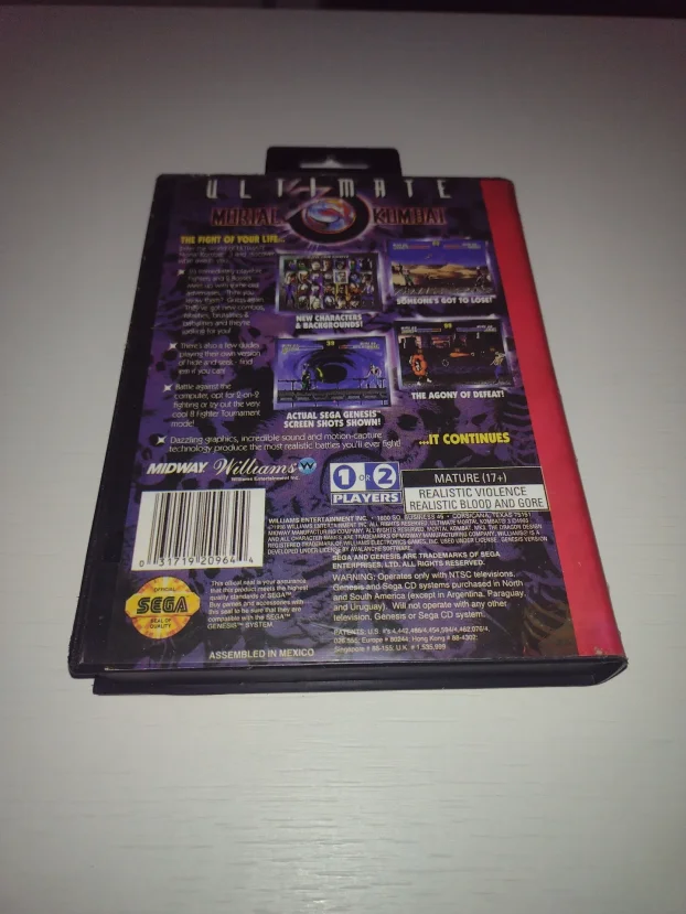 Ultimate Mortal Kombat 3 i Wrestle Mania The Arcade game prn