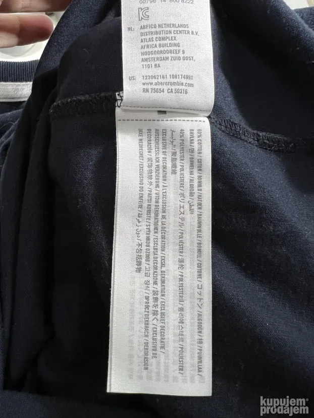 ABERCROMBIE & FITCH muski duks M