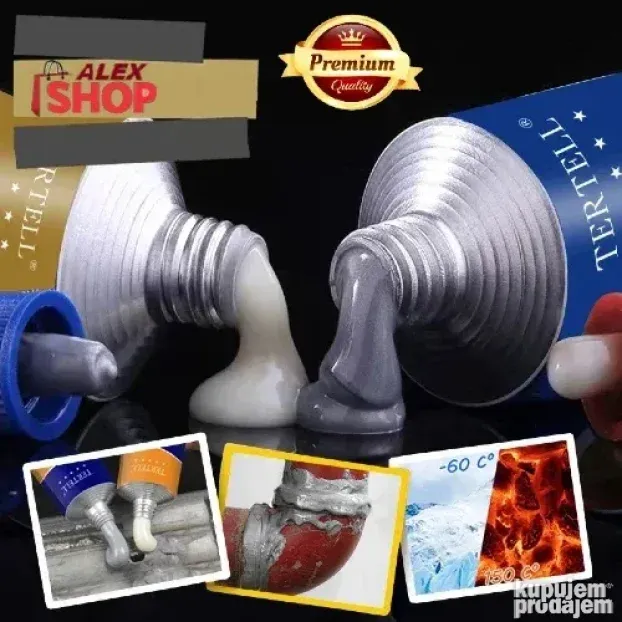 Zavarivač dvokomponentni lepak za metal plastiku kamen mer