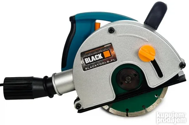 Cirkular za zidove Šlicerica BLACK 3000W(42350) NA LAGERU!