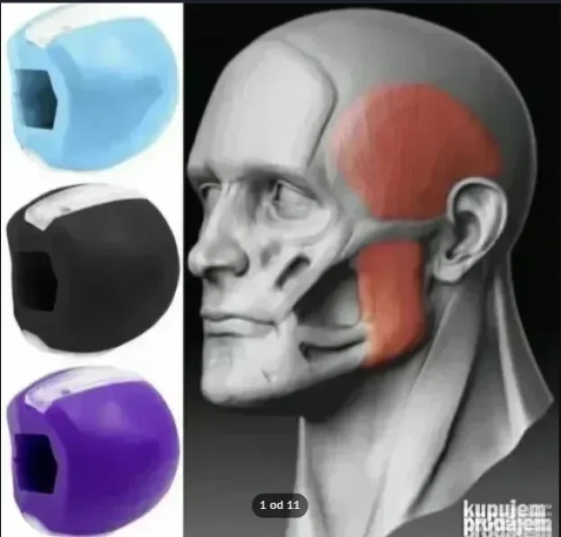 Ojačivač vilice Guma za vilicu JAWLINE Jačanje Vilice