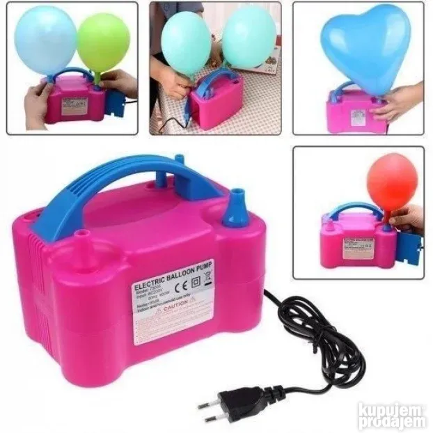 Elektricna Pumpa za Balone NOVO 2 Mlaznice 650W AKCIJA