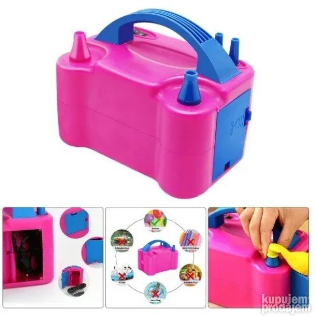Elektricna Pumpa za Balone NOVO 2 Mlaznice 650W AKCIJA