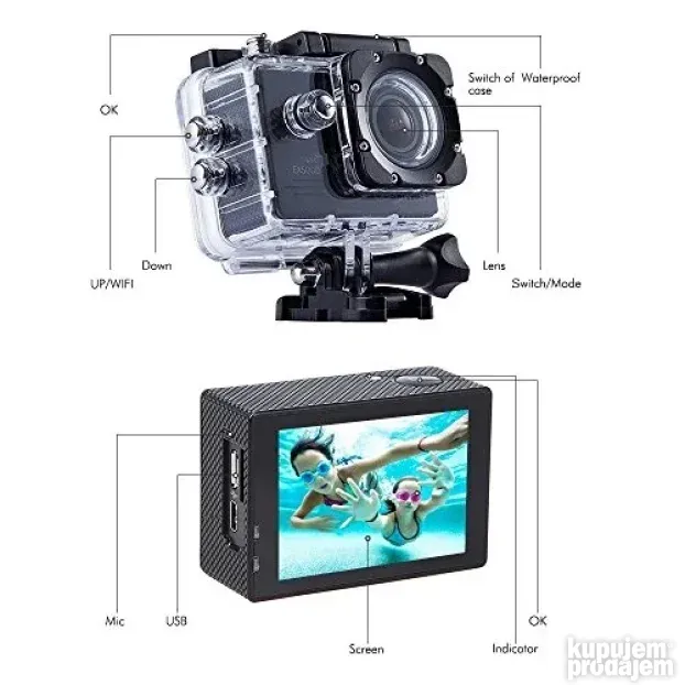 Ex5000 Dbpower Sports Hd Dv DBPower EX5000 Akciona 1080P Kamera