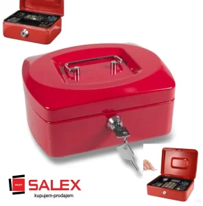 Metalna kasa sef mini 125x95x60