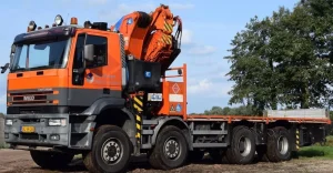 Iznajmljivanje kamiona sa rukom-kranom(HIAB)