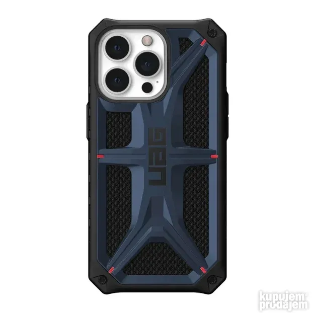 Maska UAG Monarch Kevlar za iPhone 15 Pro plava