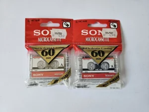 Sony MC 60 microcassette mikro kasete