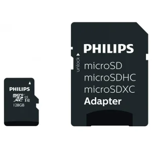 Philips Standard 128gb Microsdxc 10 Mb/s Fm12mp45b