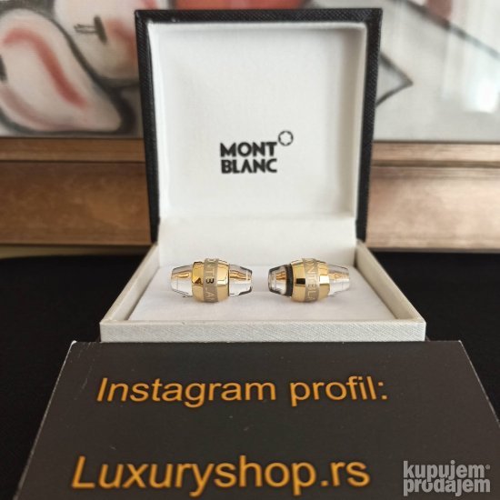 MONTBLANC GOLD dugmad za manzetne za kosulju