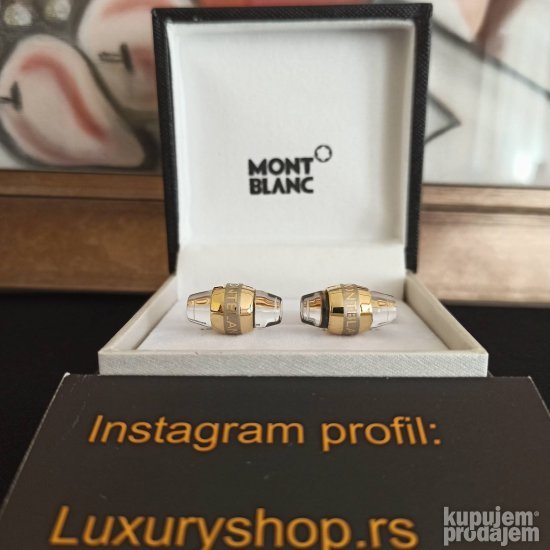 MONTBLANC GOLD dugmad za manzetne za kosulju
