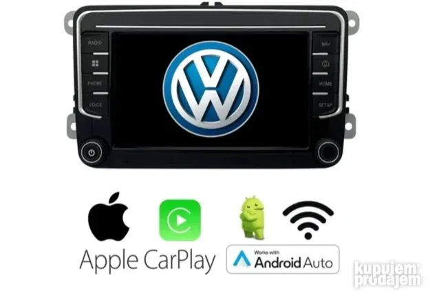VW caddy tiguan touran multimedija navigacija 7 inca android