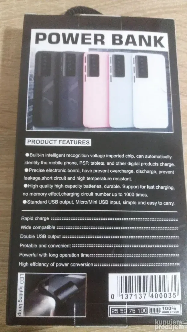 POWER Bank Prenosiva Externa Baterija Najnoviji model 2023