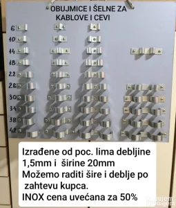 obujmice i selne za kablove i cevi