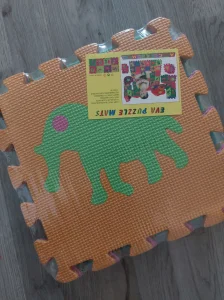 Podne slagalice za igru, prostirka - živozinje - novo