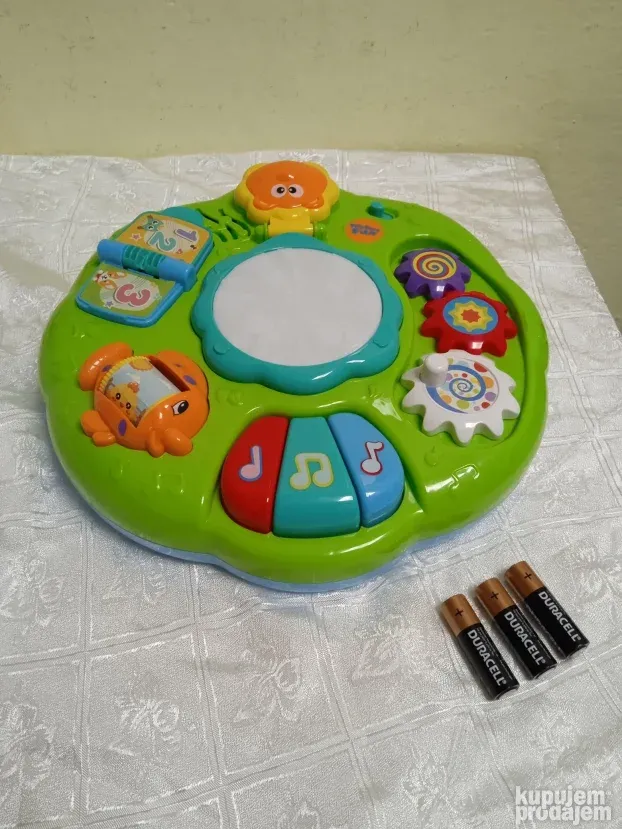 Svetleca muzicka igracka za decu i bebe + poklon baterije