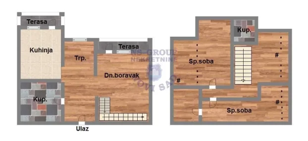 Š:563696, Novo Naselje, 3.0 trosoban, 68 m²