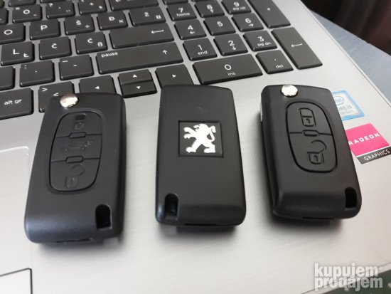 Peugeot kućište ključa sa 2/3 tastera 307 207 308 407 5008