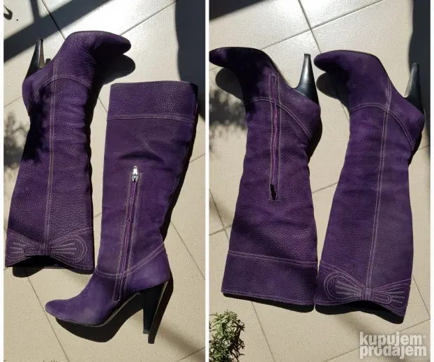 Moschino antilop kožne čizme, original