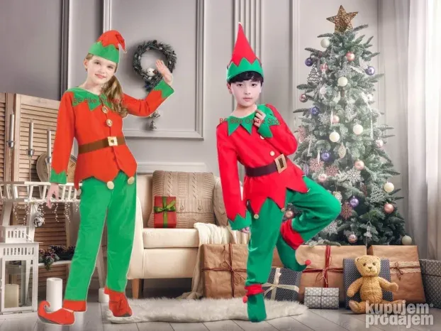 ELF patuljak vila vilenjak kostim za decu za maskenbal
