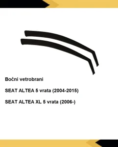 Vetrobrani Deflektori Usmerivaci Vazduha,Seat Altea/Altea XL