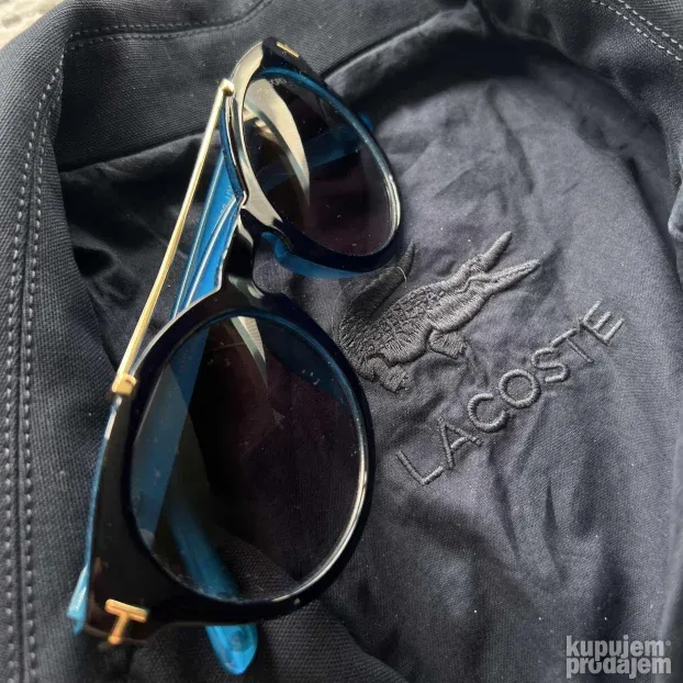 LACOSTE ORIGINAL zenski teget plavi kaput mantil 36 ili S