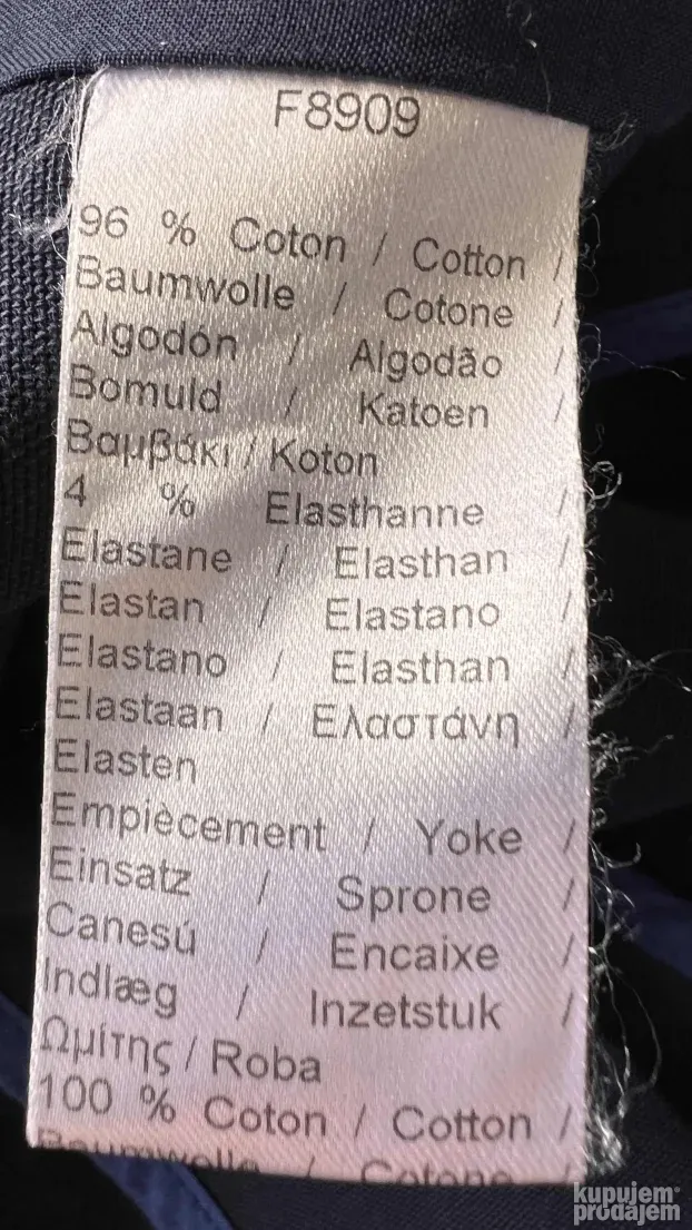 LACOSTE ORIGINAL zenski teget plavi kaput mantil 36 ili S