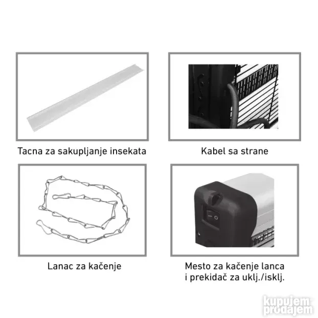 Zamka za insekte 2x10W IKA 11-20