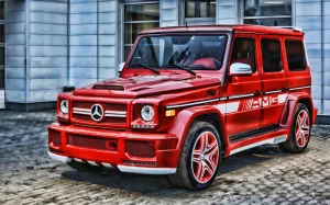 Zastava 150 X 90 cm - MERCEDES G AMG