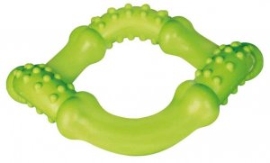 Gumeni Prsten Igračka Za Pse 15 cm Zeleni