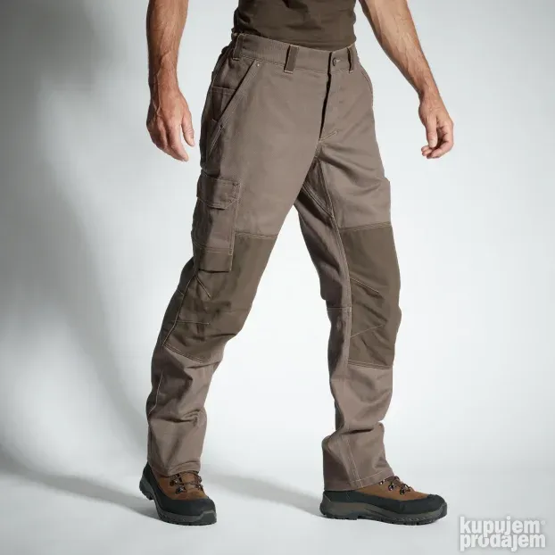Lovacke pantalone 500 tople, otporne smeđe Solognac