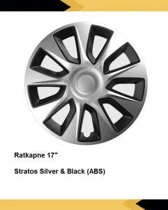 Ratkapne 17 - Stratos Silver & Black (ABS)