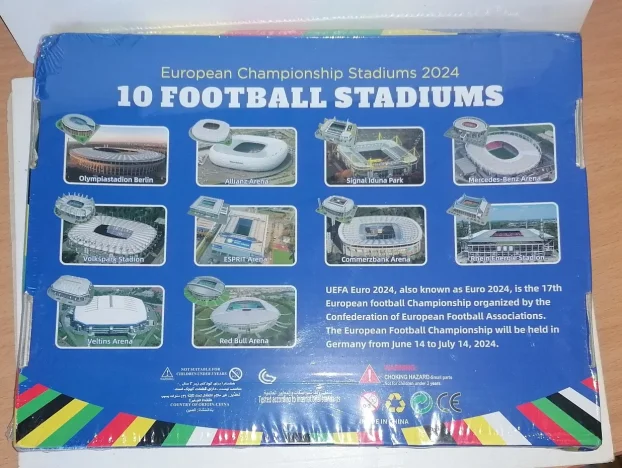 3D Puzzle 10x Stadiona, EURO 2024.