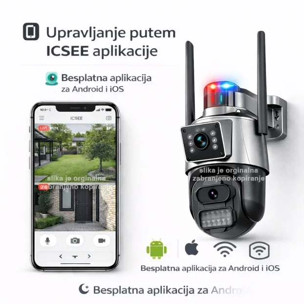 WiFi Kamere DUPLE Kamere 2 -3 sociva ICSEE NOVO VISE MODELA