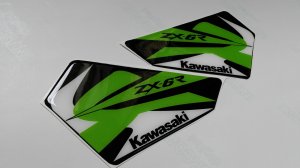 Stiker bocni rezervoara kawasaki zx6r