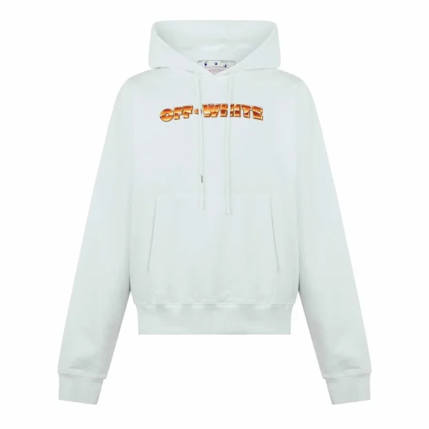 OFF WHITE ORIGINAL muski beli duks sa kapuljacom 2XL