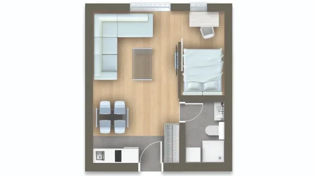 Treska - Patrijarha Pavla, Kopaonik, Sunčana dolina, 1.0 jednosoban, 33 m²