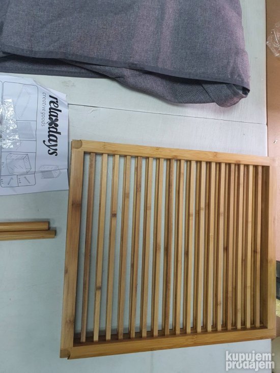 Korpa za Ves 35x40x60cm od Bambusa 43L - Relaxdays