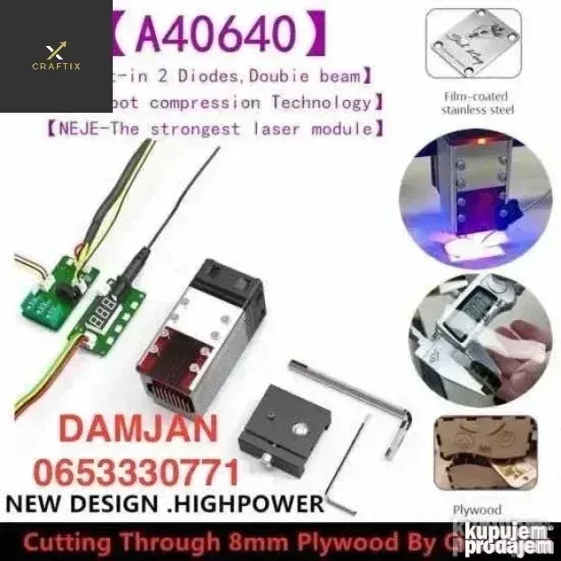 NOV Laser 80w module NEJE A40640