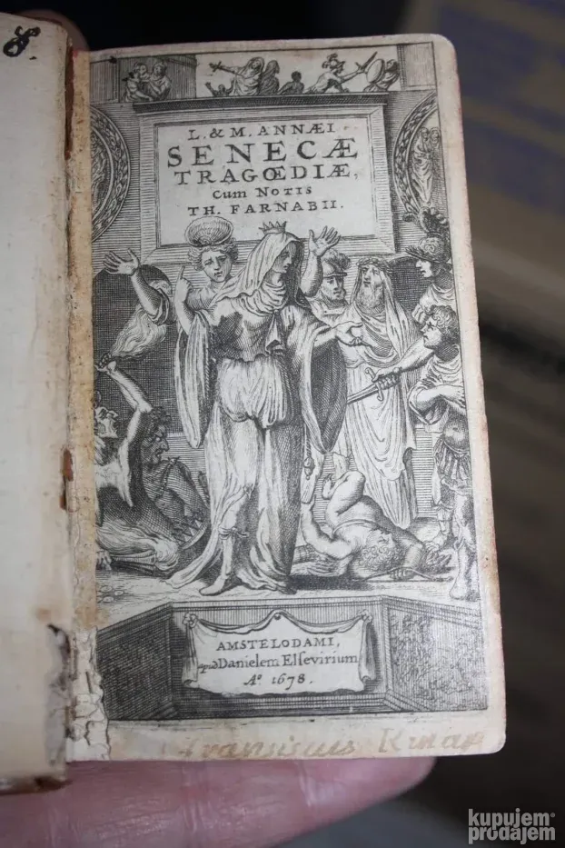 Senecae Tragoediae cum Notis by Th. Farnabii 1678