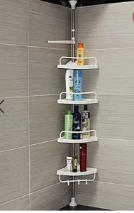 Ugaona polica za kupatilo podesiva