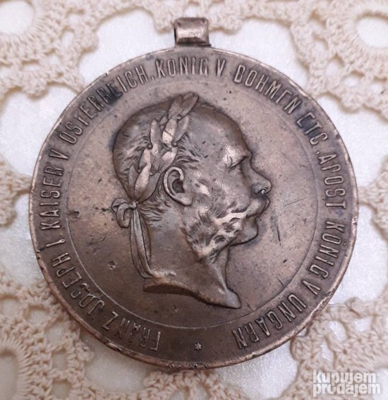 Medaljon Franz Joshef 1873