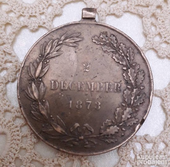 Medaljon Franz Joshef 1873