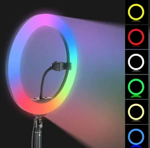 RGB Ring light 30cm + stativ