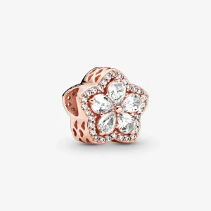 PANDORA Privezak Pavé svetlucava pahuljica#789224C01 PANDORA