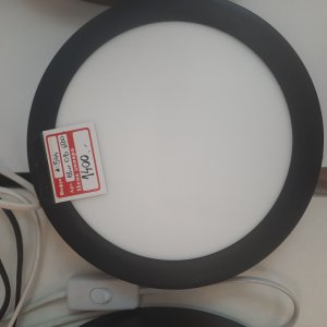 Led plafonjera panel sa crnim ramom