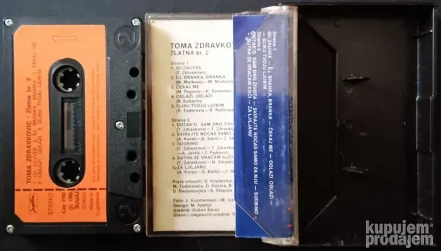 Toma Zdravkovic-Zlatna Br.2 Kaseta (1986)