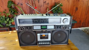 Vintage JVC RC-838W Biphonic Boombox